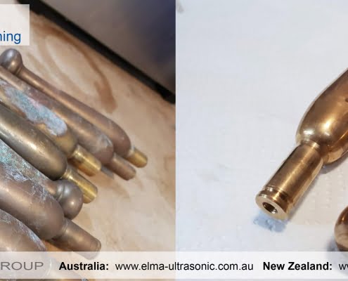 Before After BRASS KNOBS ultrasonic clean AUS NZL