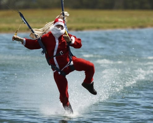 Skydiving Santa Small
