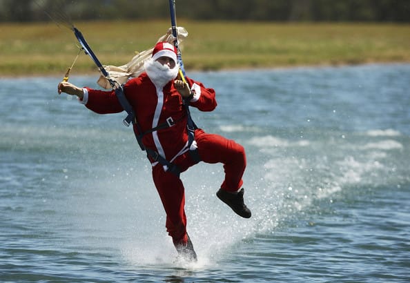 Skydiving Santa small
